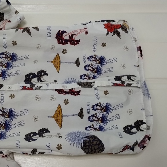 Zipcode Ricky Singh slim fit large Hawaiian Maui short sleeve shirt buttondown - Picture 3 of 10